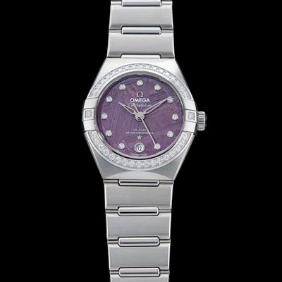 Omega 131.15.29.20.99.001 Constellation Meteorite Dial Steel and Diamonds 29mm