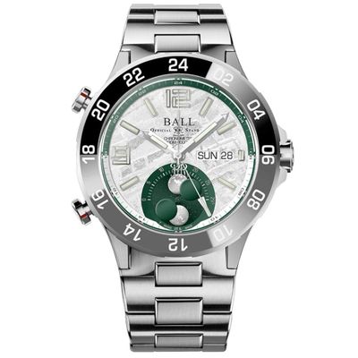 Ball Roadmaster Marine GMT Moon Phase DG3220A-S9C-MSL
