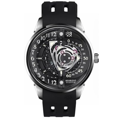 Behrens Rotary Black on Fluoroelastomer Strap