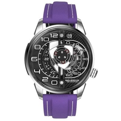 Behrens Rotary Black on Purple Strap