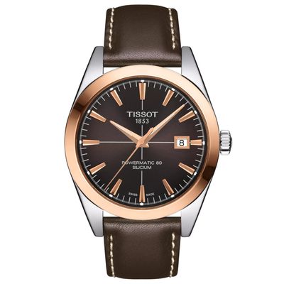 Tissot Gentleman Gold Bezel 40mm T927.407.46.291.00