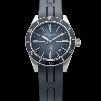 Favre Leuba 00.20308.101.06.301 Deep Raider Renaissance Grey Dial On Strap