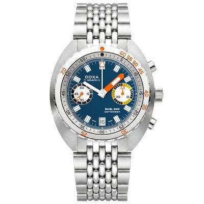 DOXA SUB 200 T.Graph II Caribbean on Bracelet 806.10.201.10