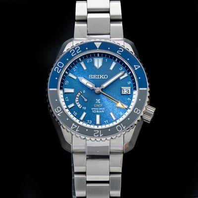 Seiko Prospex SNR055 LX GMT Earth Topography U.S Special Edition