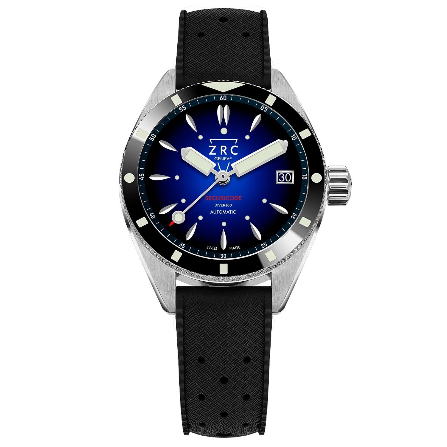 ZRC Securicode Diver300 Rubber SC3916221118 - Exquisite Timepieces