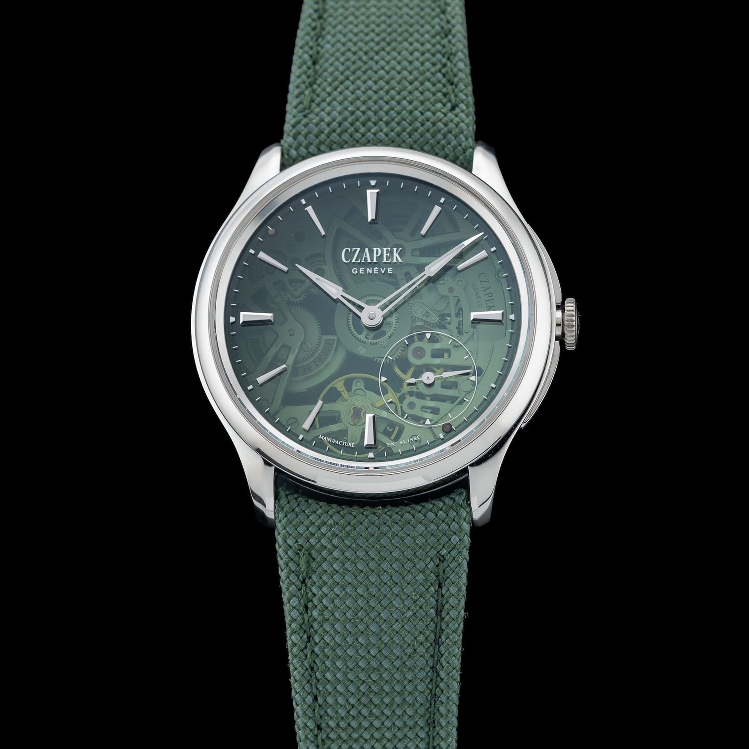 パーフェクトペテンシー Czapek X Fratello Promenade Transparencies Viridian Green 1706