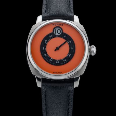 Fears Brunswick 40.5 Jump Hour Coral On Buffalo Leather Strap BS240.500A.114.047