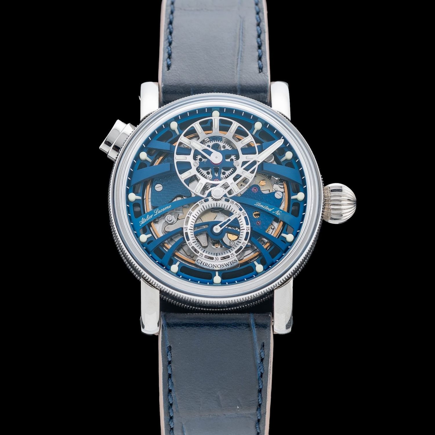 Chronoswiss CH-1663T-BLSI Q-Repeater Blue Note - Exquisite Timepieces