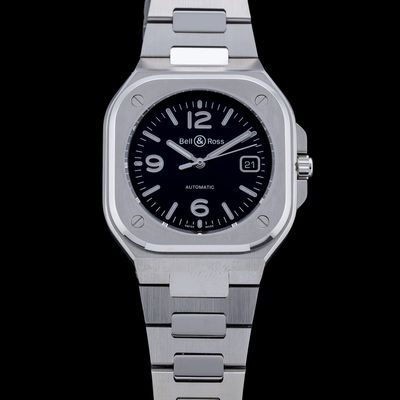 Bell & Ross BR 05 Black on Bracelet BR05A-BL-ST/SST