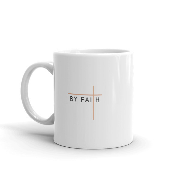 By Faith - Rose Mug