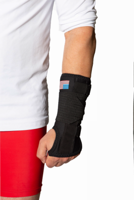New Options Sports Wrist Brace, RT, Size Large New Options Sports Wrist Brace, RT, Size Large