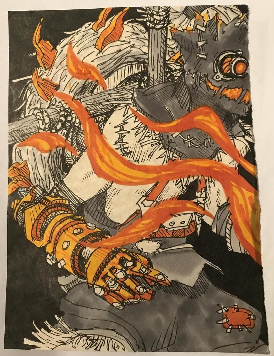 Inktober Original - Hayseed