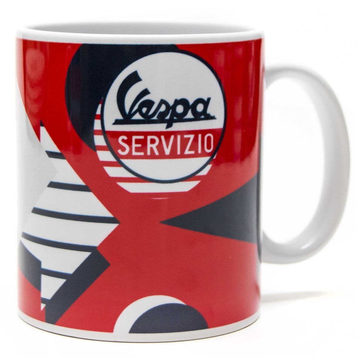 Чашка Vespa Servizio красная