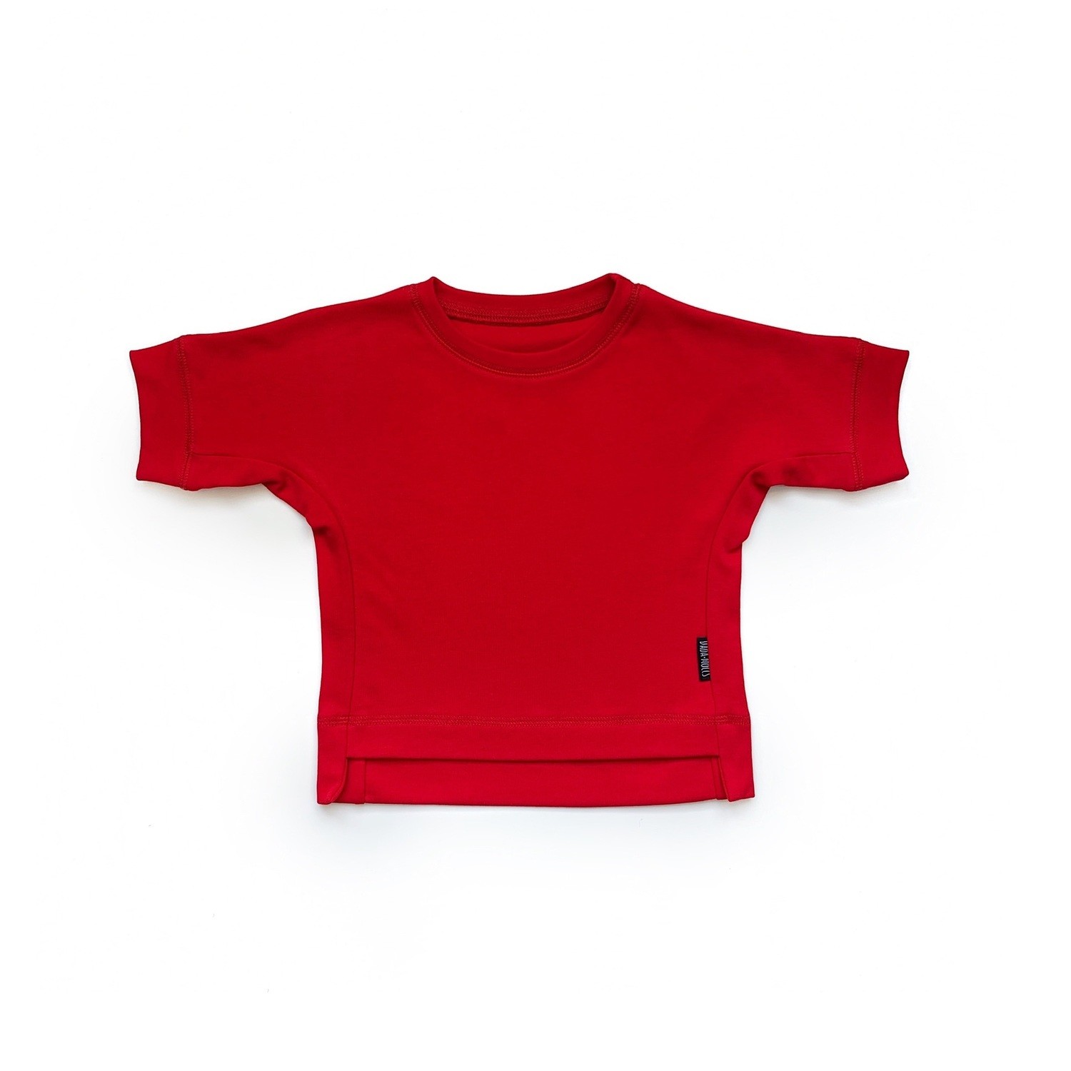 Базовая футболка оверсайз (красный)