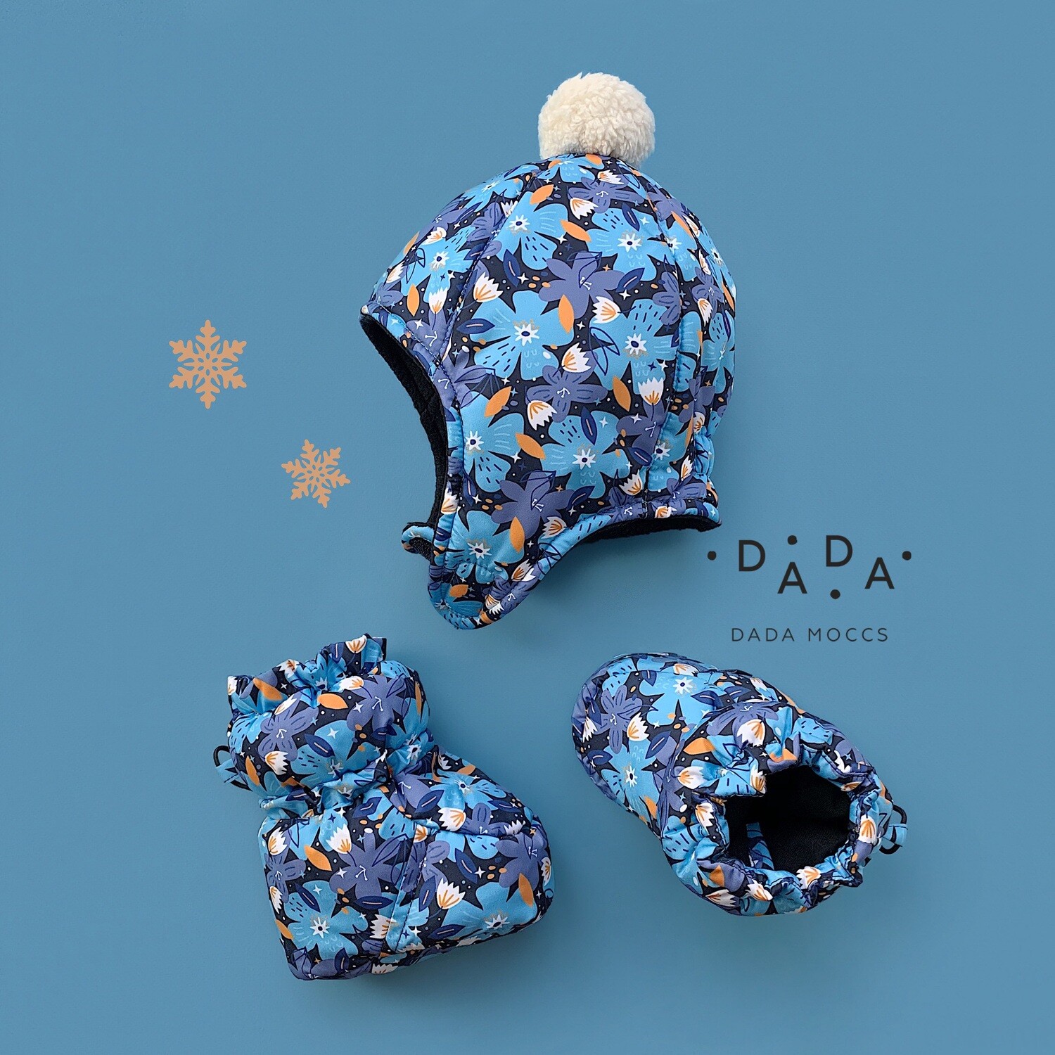 Комплект зимняя шапка и Dada Moon