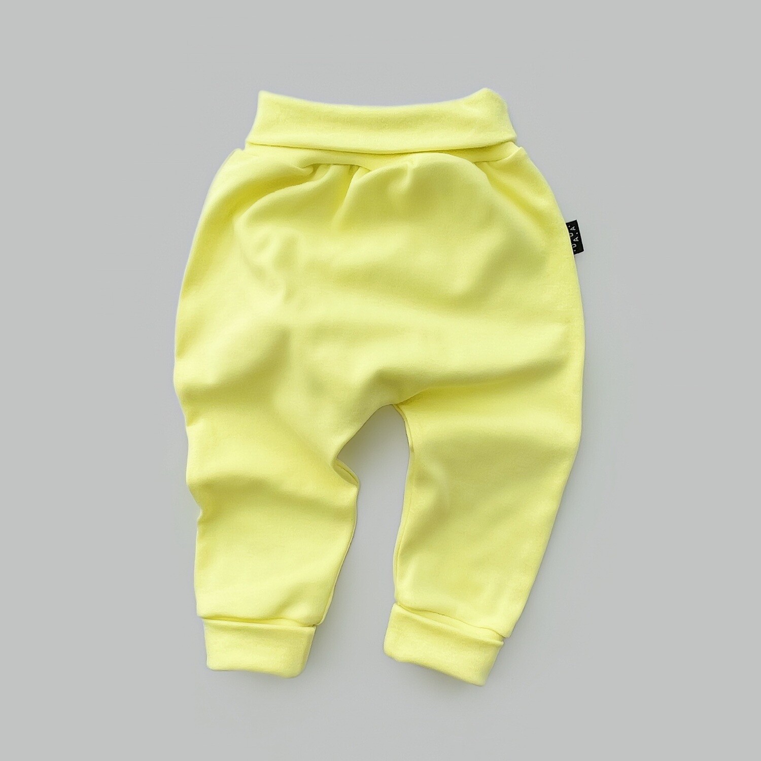 Легкие трикотажные брюки (светло-желтый)