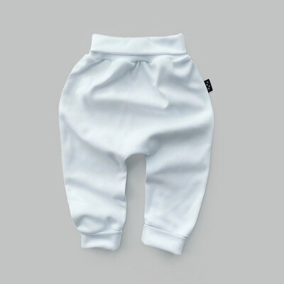 Легкие трикотажные брюки (белый)