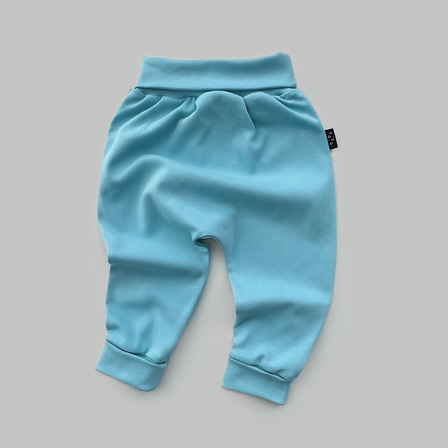 Легкие трикотажные брюки (голубой)