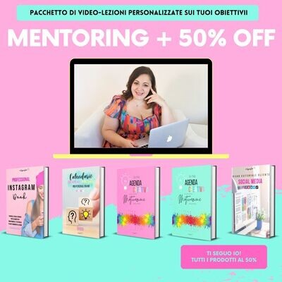 SUPER VIP: Mentoring + 50% off su tutto SUPER VIP: Mentoring + 50% off su tutto