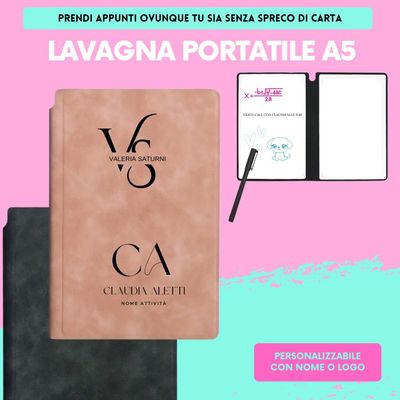 Lavagna portatile A5 personalizzabile + REGALONE