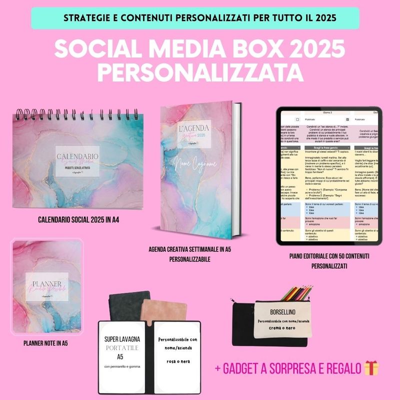 Social Media BOX 2025 personalizzata