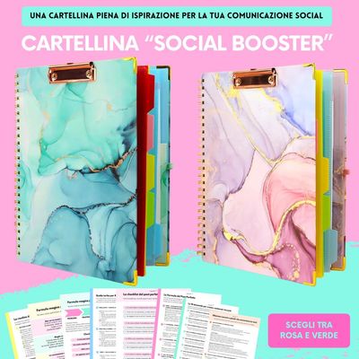 Cartellina &quot;Social Booster&quot; - Tutto il necessario per comunicare con strategia