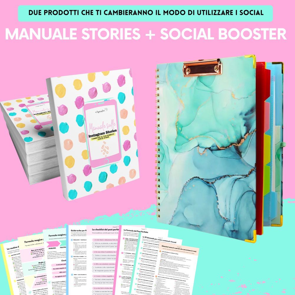 Manuale sulle Instagram Stories + Cartellina Social Booster