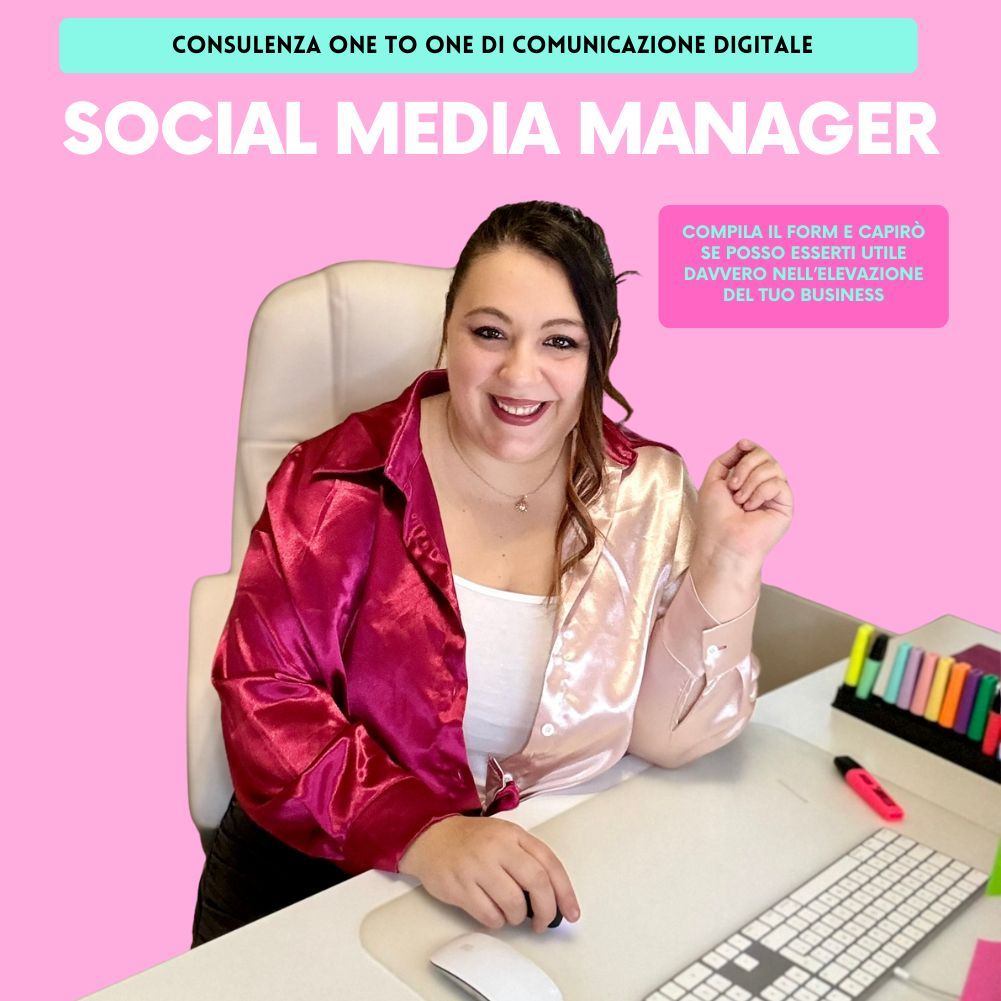 Consulenza One to One – Social Media Management