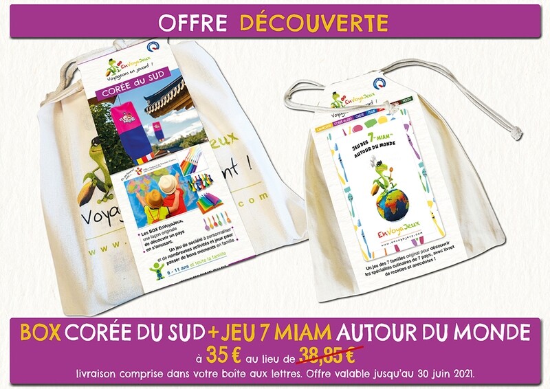 DUO BOX Corée du Sud et 7 MIAM Autour du Monde DUO BOX Corée du Sud et 7 MIAM Autour du Monde