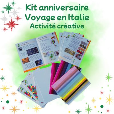 Kit anniversaire "Voyage en Italie"
