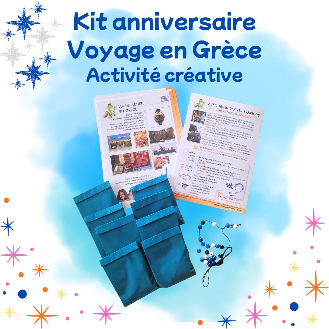 Kit anniversaire "Voyage en Grèce"