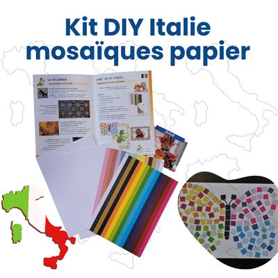Kit DIY - Italie - Mosaïques papier