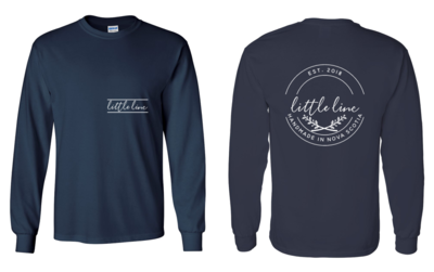 NAVY LONG SLEEVE TEE