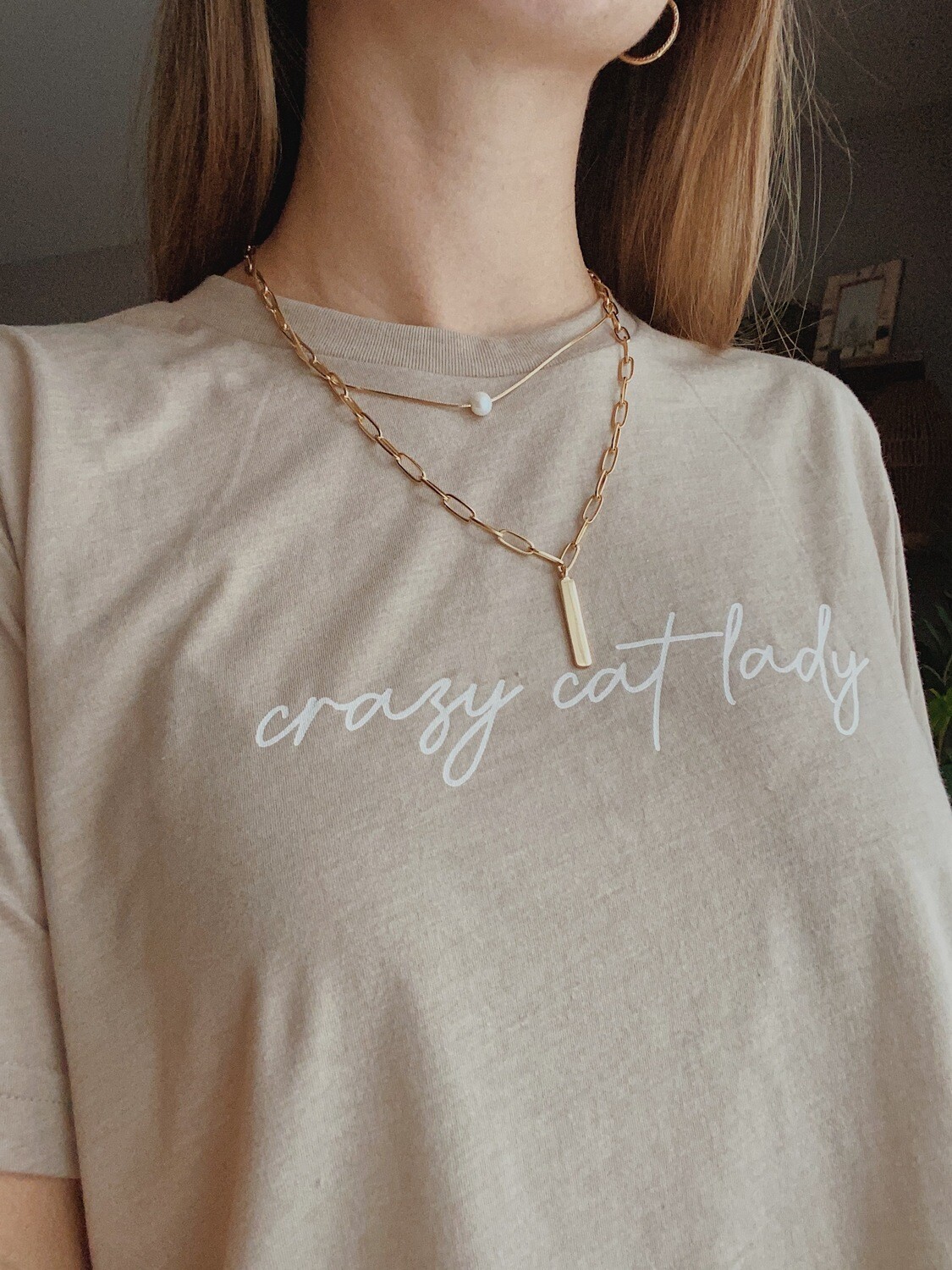 CRAZY CAT LADY TEE