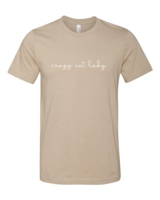 CRAZY CAT LADY TEE