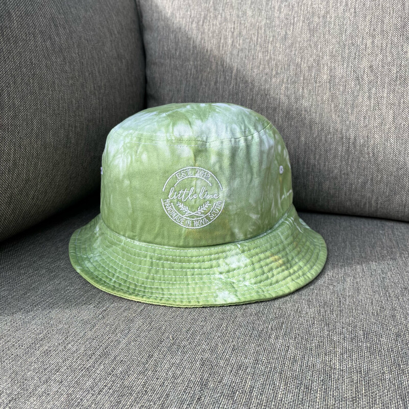 GREEN TIE DYE BUCKET HAT