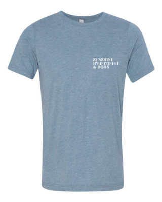 SUNSHINE, ICE COFFEE &amp; DOGS TEE