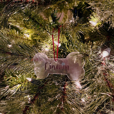 CUSTOM BONE ORNAMENT