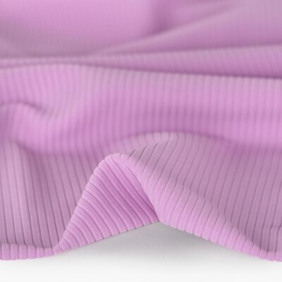 LILAC RIBBED ATHLETIC CLASSIC SCRUNCHIE
