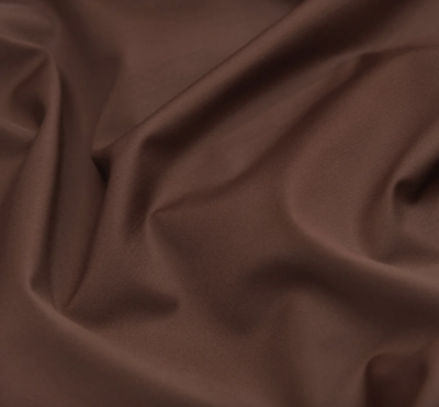 BROWN TEENY ATHLETIC SCRUNCHIE
