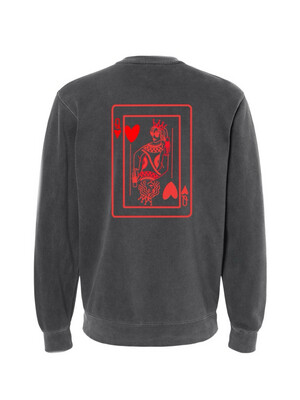QUEEN OF HEARTS CREWNECK