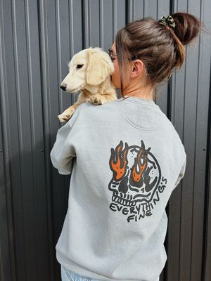 EVERYTHINGS FINE CREWNECK
