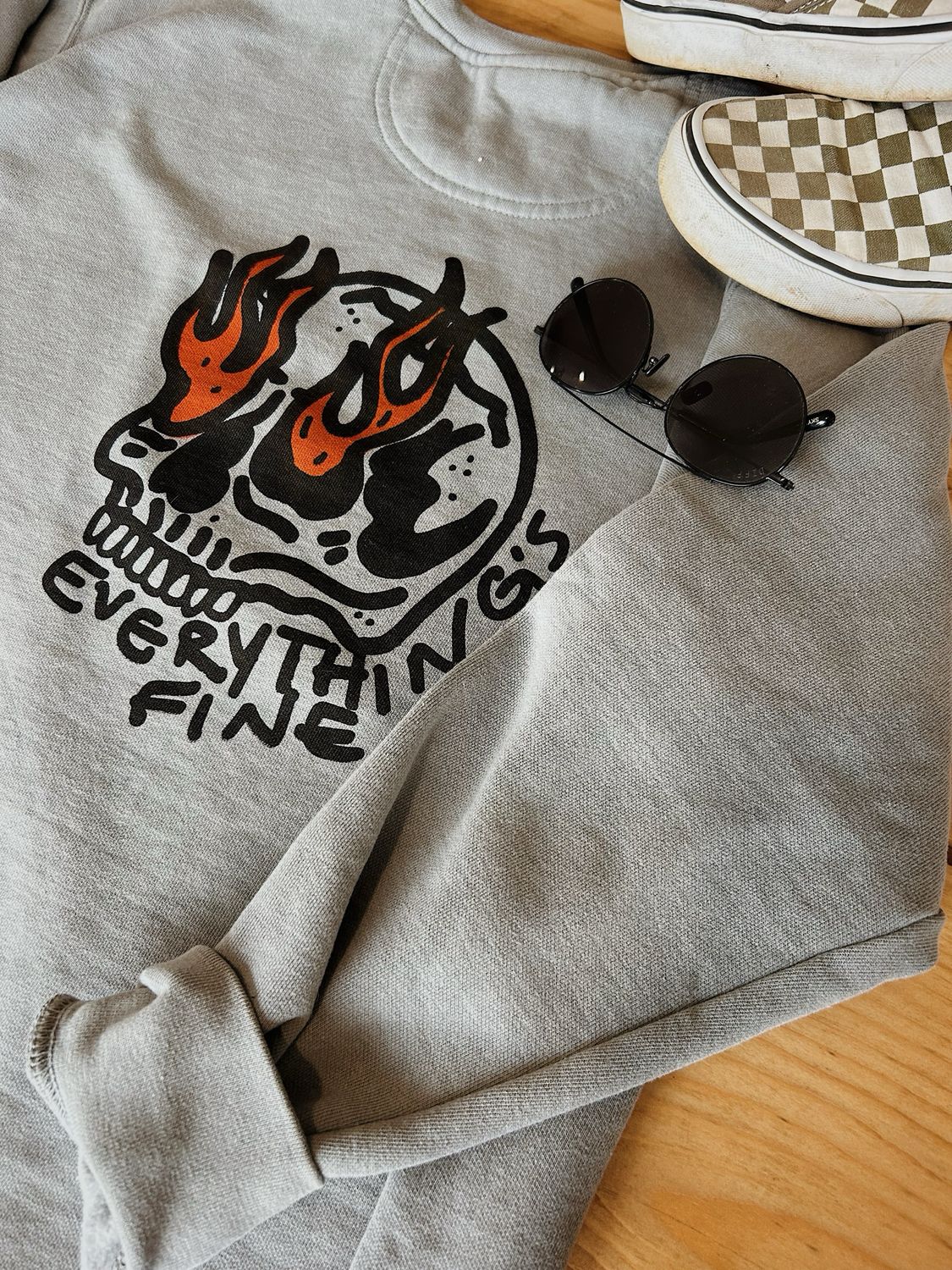 EVERYTHINGS FINE CREWNECK