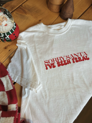 SORRY SANTA TODDLER TEE