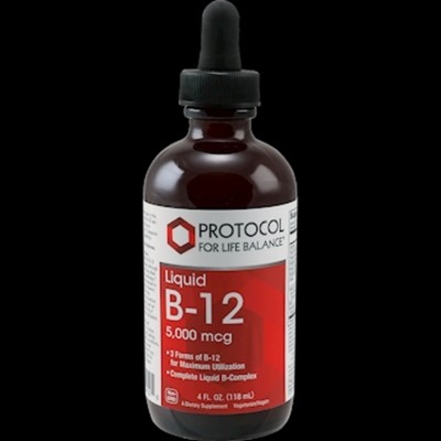 Protocol For Life B-12 Liquid 5000 mcg 4 oz (EE VITB1)