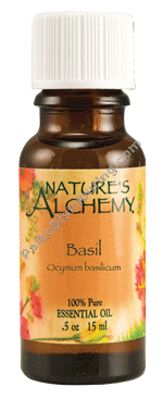 Nature's Alchemy Basil essential oil 0.5 fl oz (PA 96301)