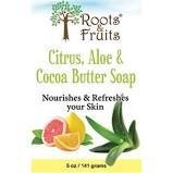 Roots & Fruits Citrus Aloe Cocoa Soap 5 oz