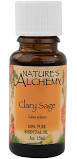 Nature's Alchemy Clary sage essential oil 0.5 fl oz (96309)