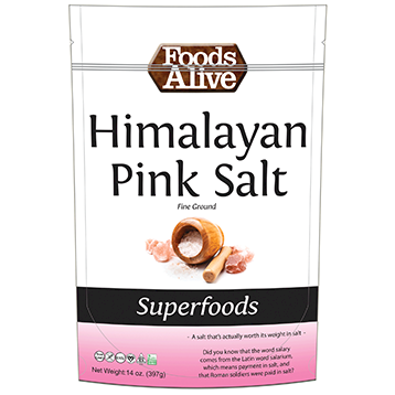 Foods Alive Himalayan Pink Salt 14 oz (EE FAL409)