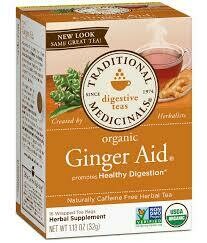 Traditional Medicinals Ginger Aid Tea (PA TMT02)